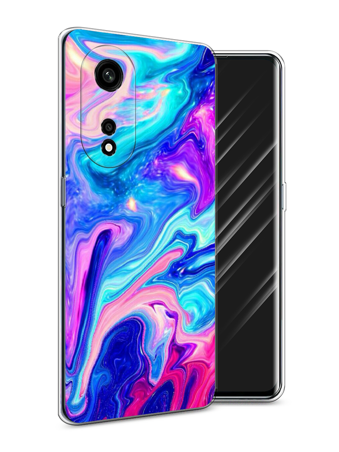 

Чехол Awog на Oppo A1 Pro "Потеки краски", Розовый, 2512250-10