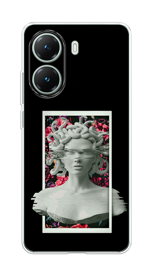 

Чехол на Poco X7 Pro Web Punk Медуза Горгона, Черный;серый, 324050-1