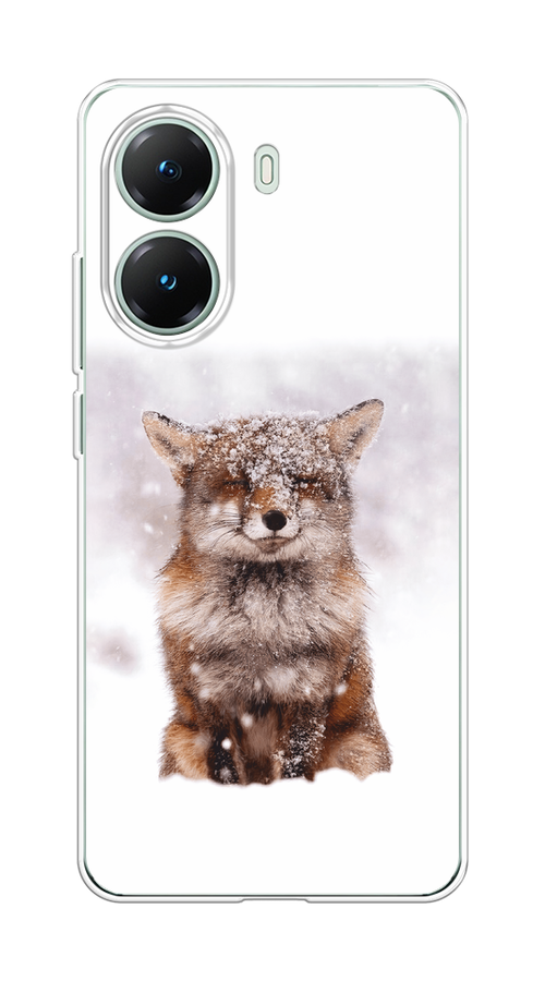 

Чехол на Poco X7 Pro Зимняя лиса, Белый;серый;коричневый, 324050-1
