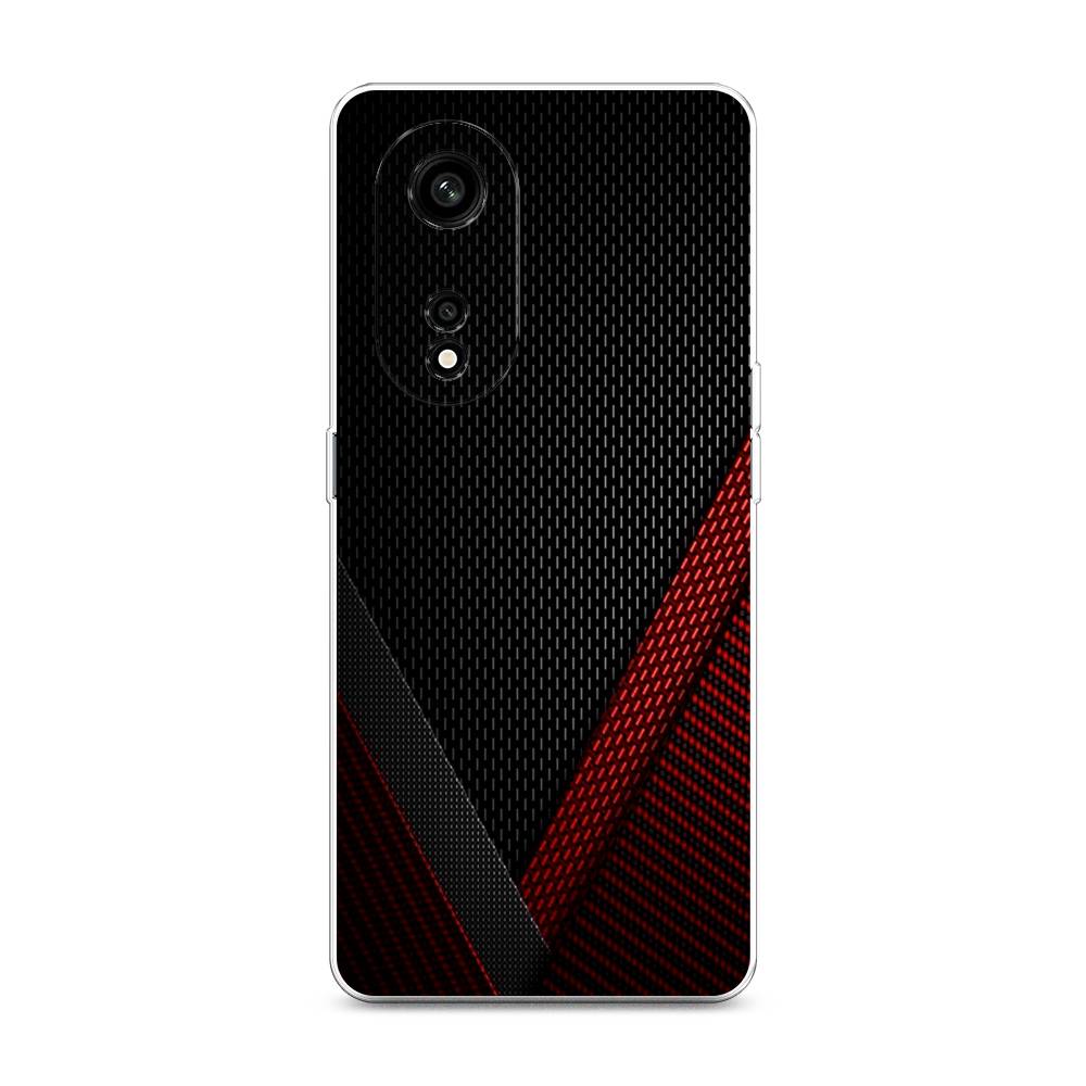 

Чехол Awog на Oppo A1 Pro "Красный карбон", Черный;красный, 2512250-3