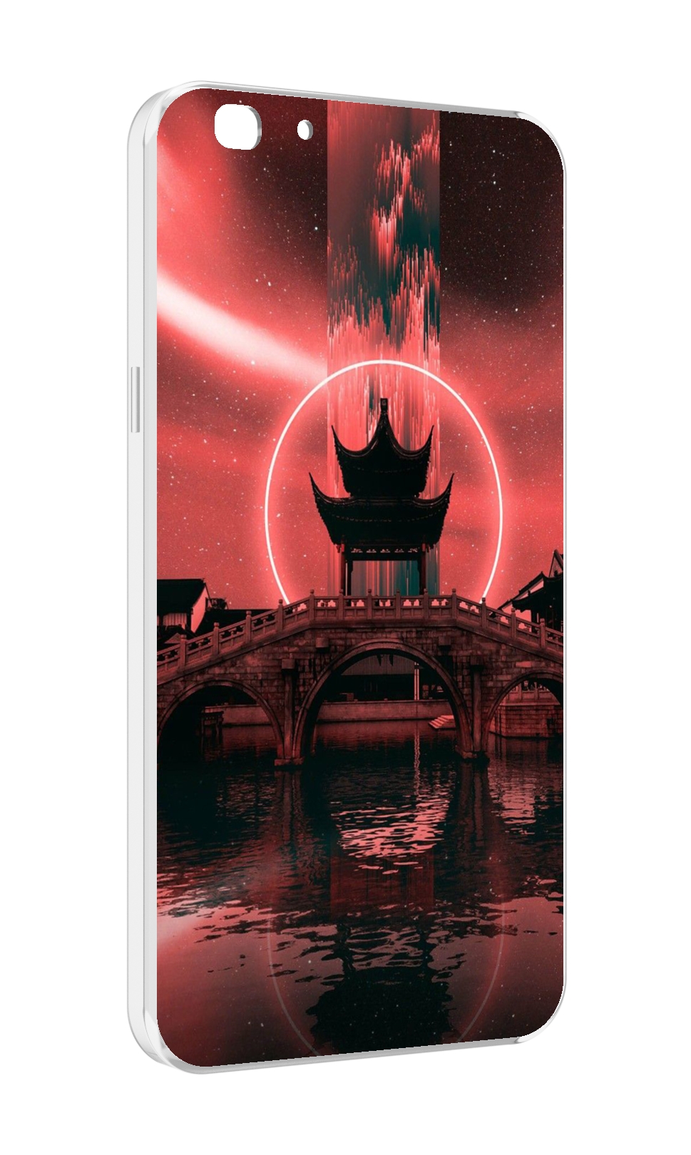 

Чехол MyPads японский мост красный фон для Oppo A77/F3 (2017 год), Прозрачный, Tocco
