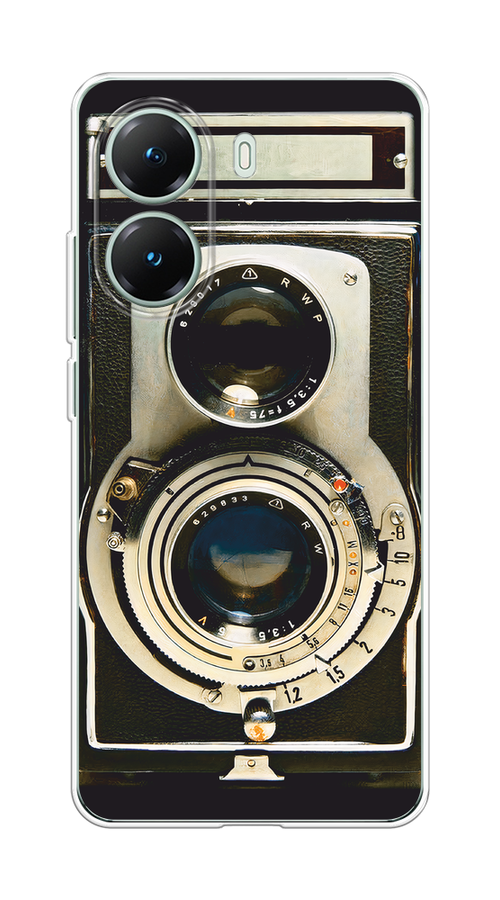 

Чехол на Poco X7 Pro Старинный фотоаппарат, Серый;черный, 324050-1