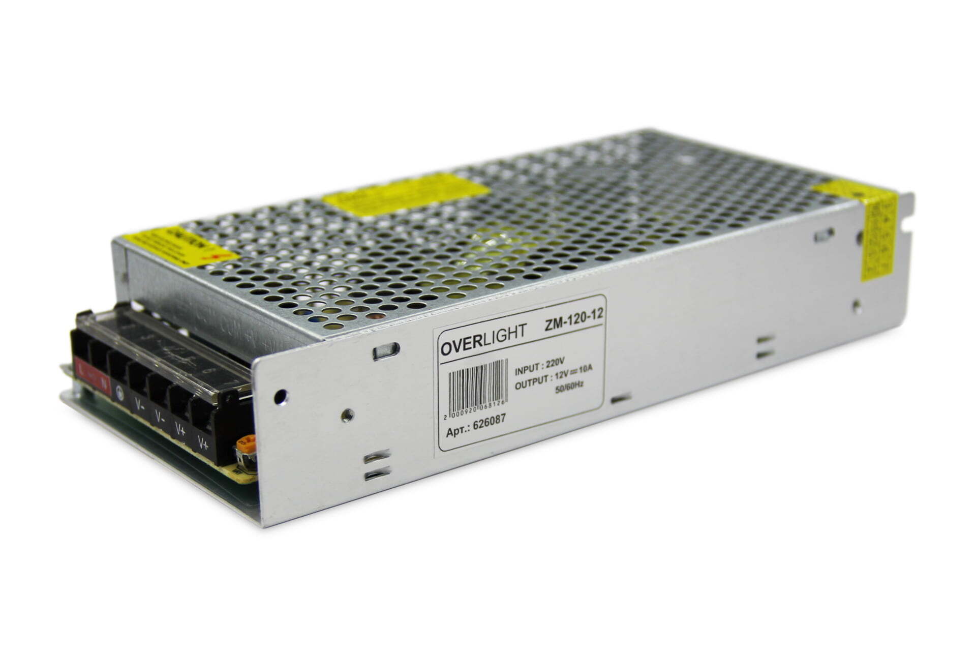 

Блок питания ZM-120-12 (12V, 120W, 10A, IP20), ZM-120-12 (12V, 120W, 10A, IP20)