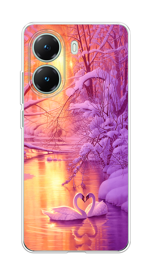 

Чехол на Poco X7 Pro Зима 1, Фиолетовый;желтый, 324050-1