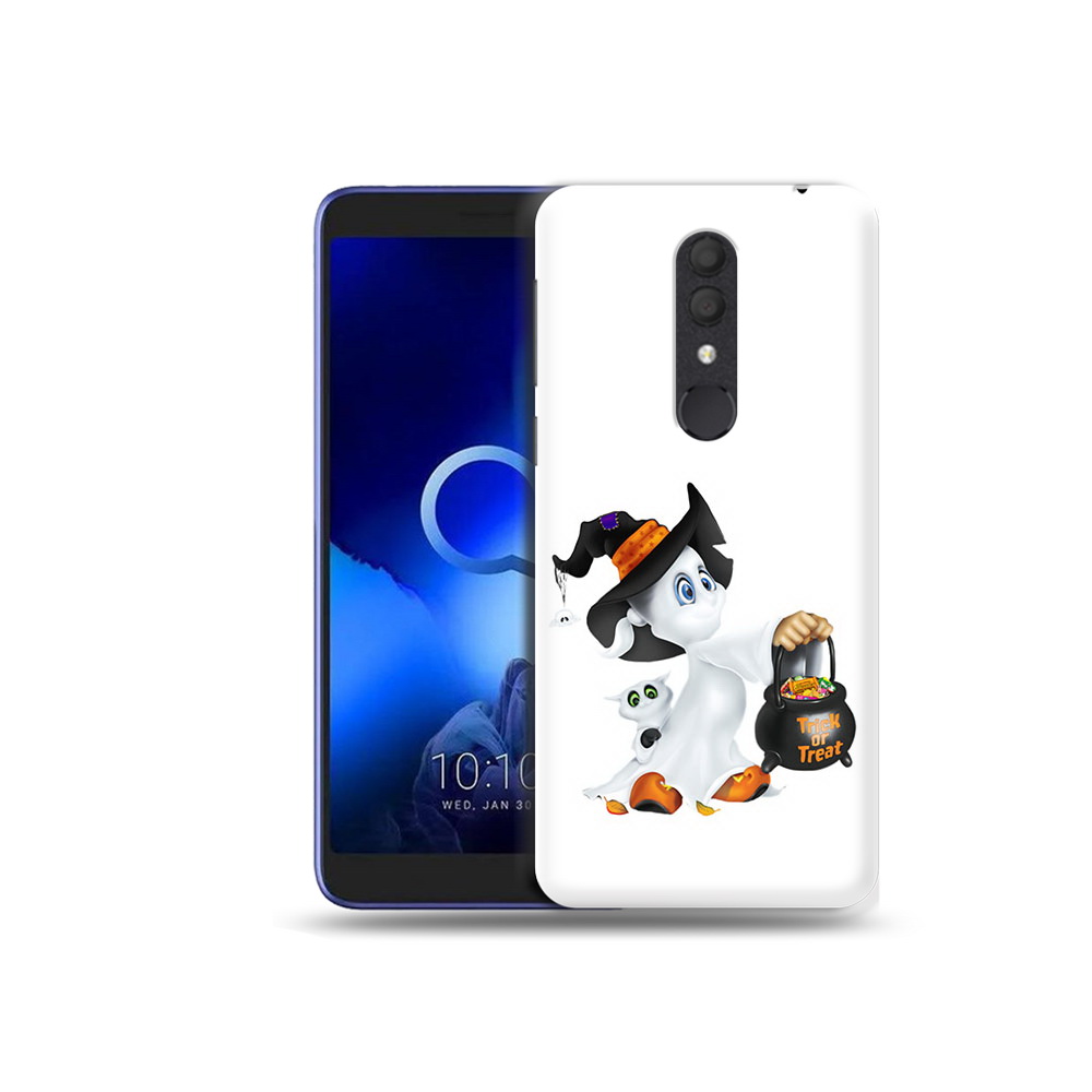 

Чехол MyPads Tocco для Alcatel 1X Маленький призрак (PT133941.659.113), Прозрачный, Tocco