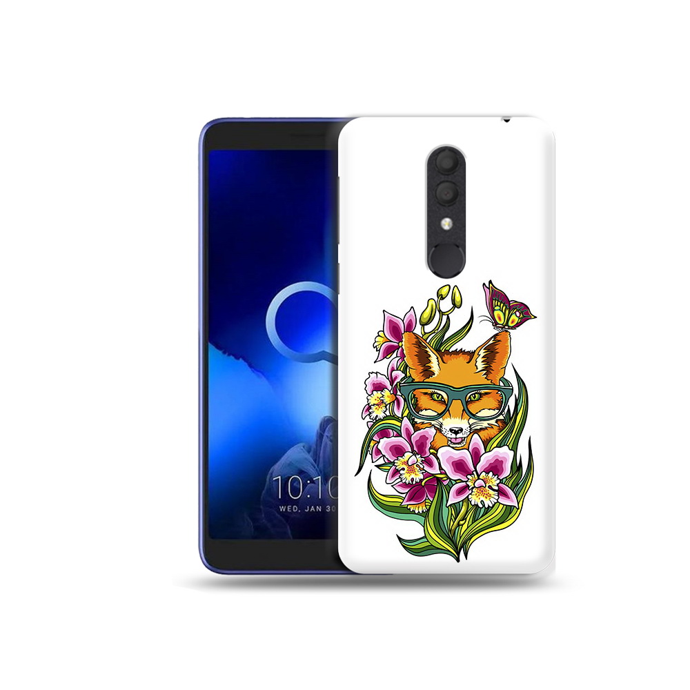 

Чехол MyPads Tocco для Alcatel 1X Лиса в цветах (PT133941.659.108), Прозрачный, Tocco