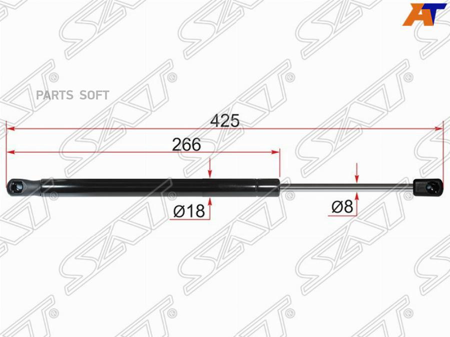 

SAT ST-904520004R Амортизатор крышки багажника RENAULT DUSTER 10- 1шт