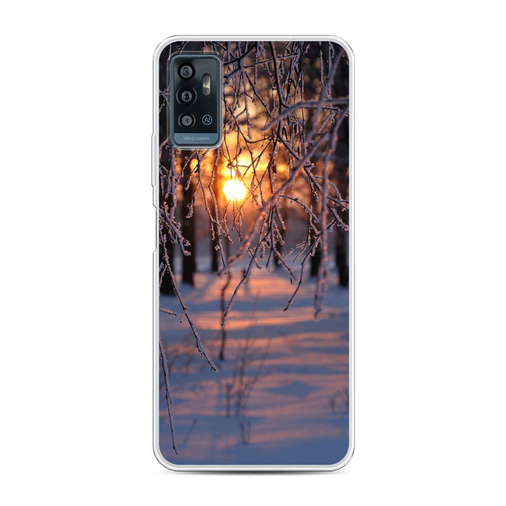 

Чехол для ZTE Blade A71 "Зима 7", Оранжевый;розовый;черный, 134450-2