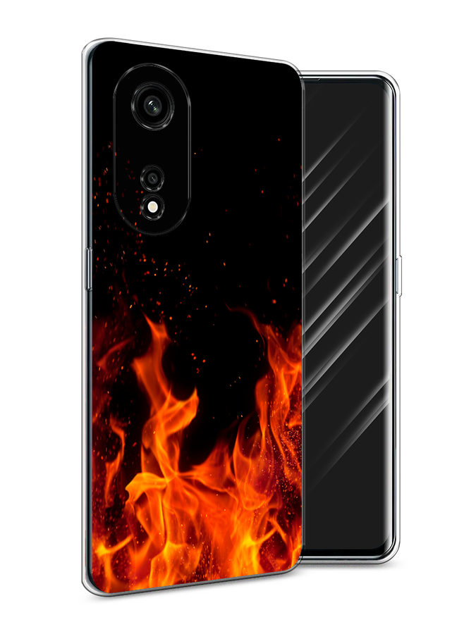 

Чехол Awog на Oppo A1 Pro "Все в огне", Оранжевый;черный, 2512250-4