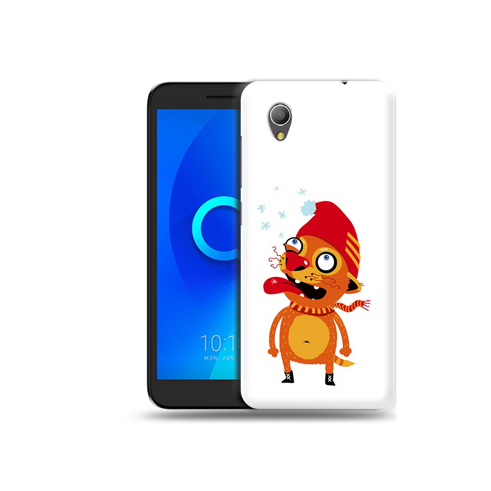 

Чехол MyPads Tocco для Alcatel 1 Зимний кот (PT227134.658.88), Прозрачный, Tocco