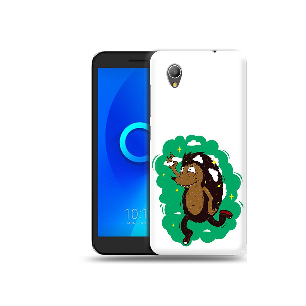 

Чехол MyPads Tocco для Alcatel 1 Ежик в облаках (PT227134.658.77), Прозрачный, Tocco