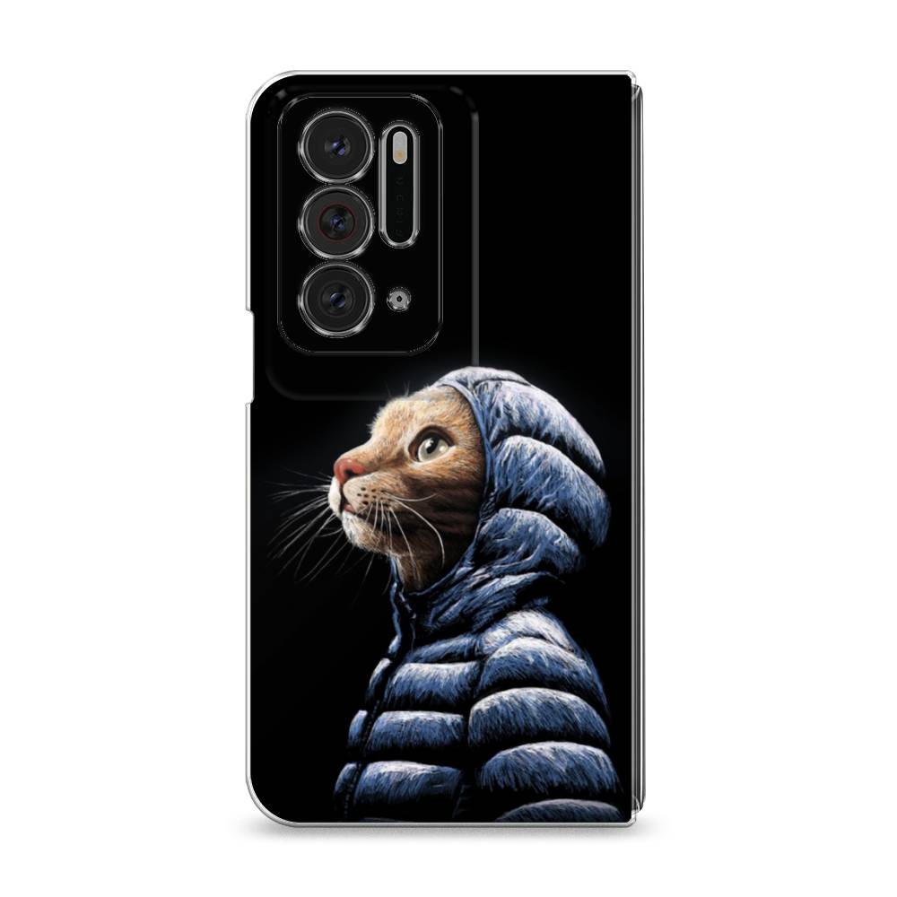 

Чехол Awog на Oppo Find N "Кот в капюшоне", Разноцветный, 259650-2
