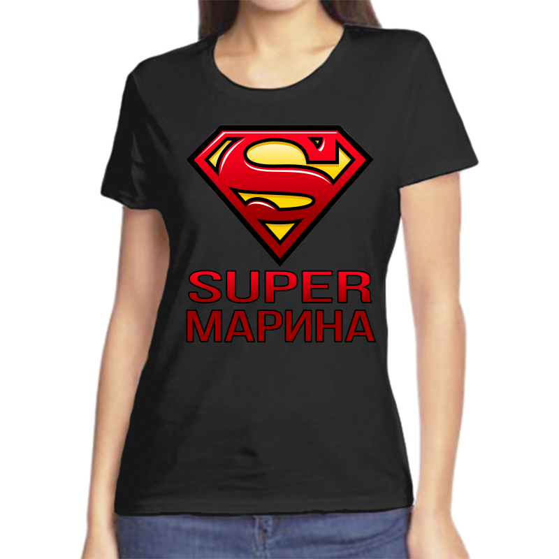 

Футболка женская черная 44 р-р супер марина, Черный, fzh_super_marina