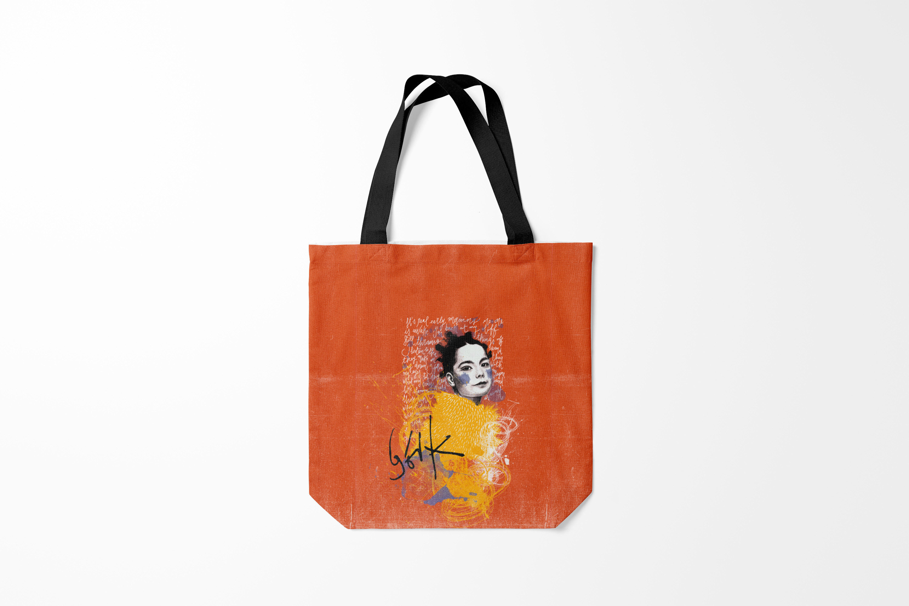 

Сумка шoппер унисекс Burnettie Bjork, оранжевый, Bjork