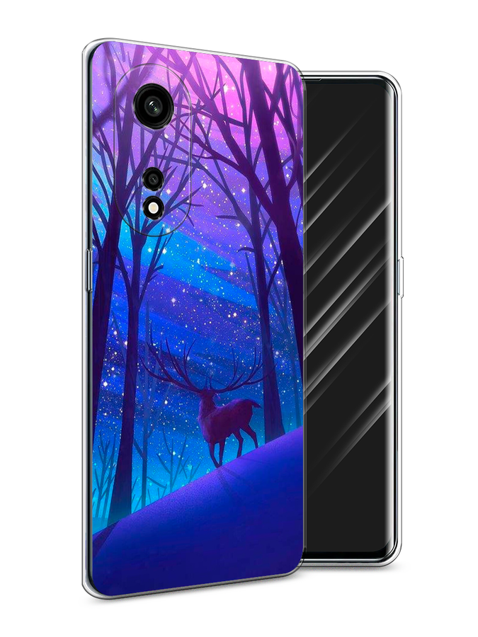 

Чехол Awog на Oppo A1 Pro "Северный олень", Фиолетовый;голубой;синий, 2512250-2