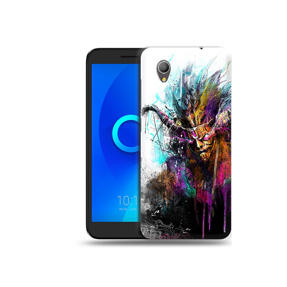 

Чехол MyPads Tocco для Alcatel 1 яркий дьявол (PT227134.658.709), Прозрачный, Tocco
