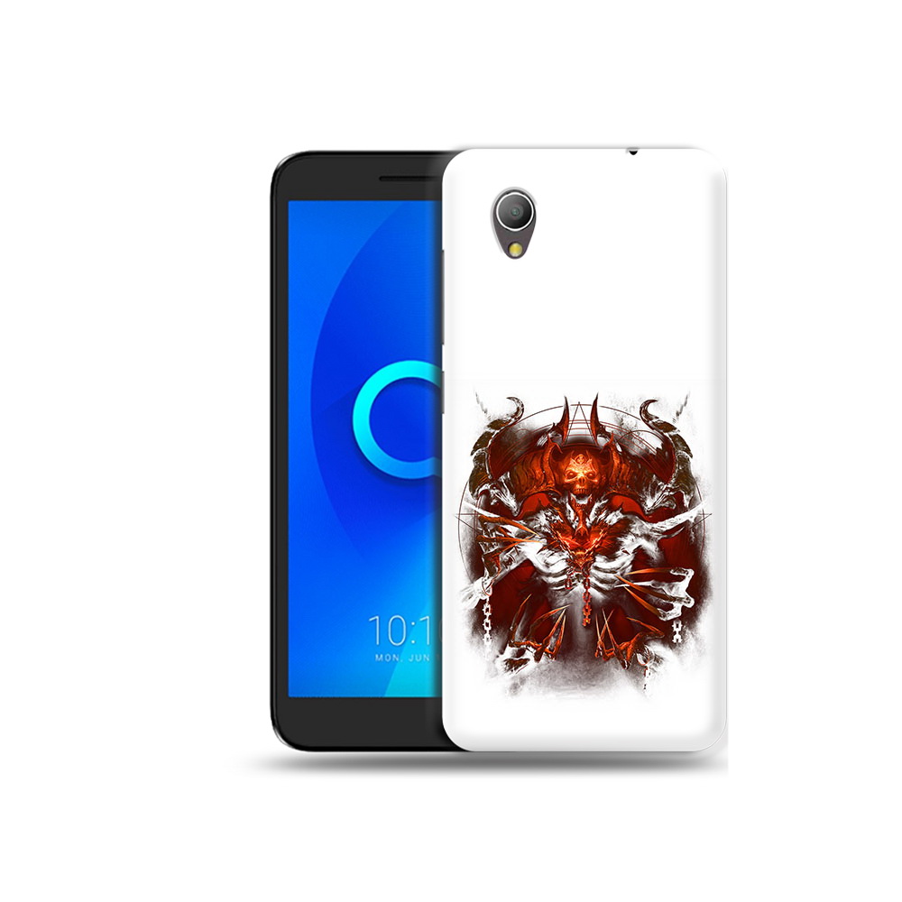 

Чехол MyPads Tocco для Alcatel 1 яркий демон (PT227134.658.708), Прозрачный, Tocco