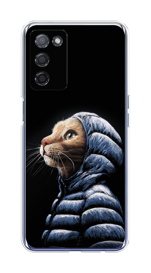 

Чехол Awog на Oppo A55 5G "Кот в капюшоне", Разноцветный, 256250-2