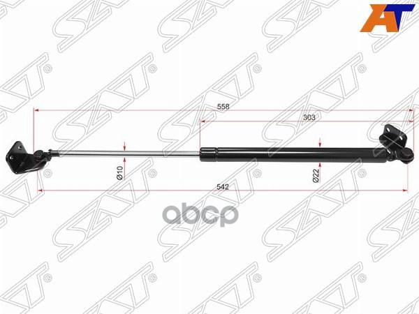 

SAT ST-81760-H1000 Амортизатор крышки багажника HYUNDAI TERRACAN RH 01- 1шт