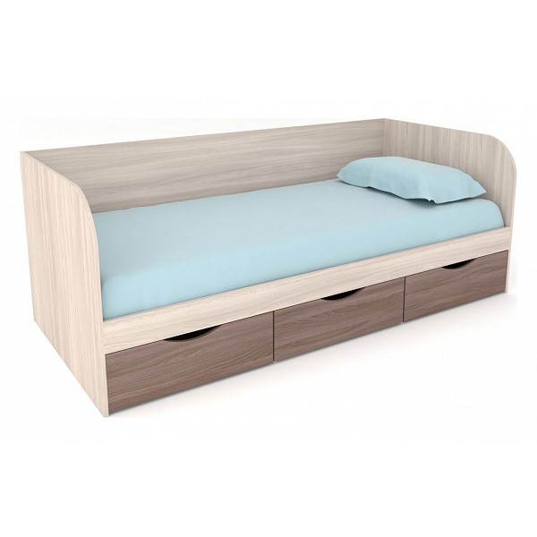 Кровать Ника КР.006.900-01 ясень шимо светлый BRN_2251