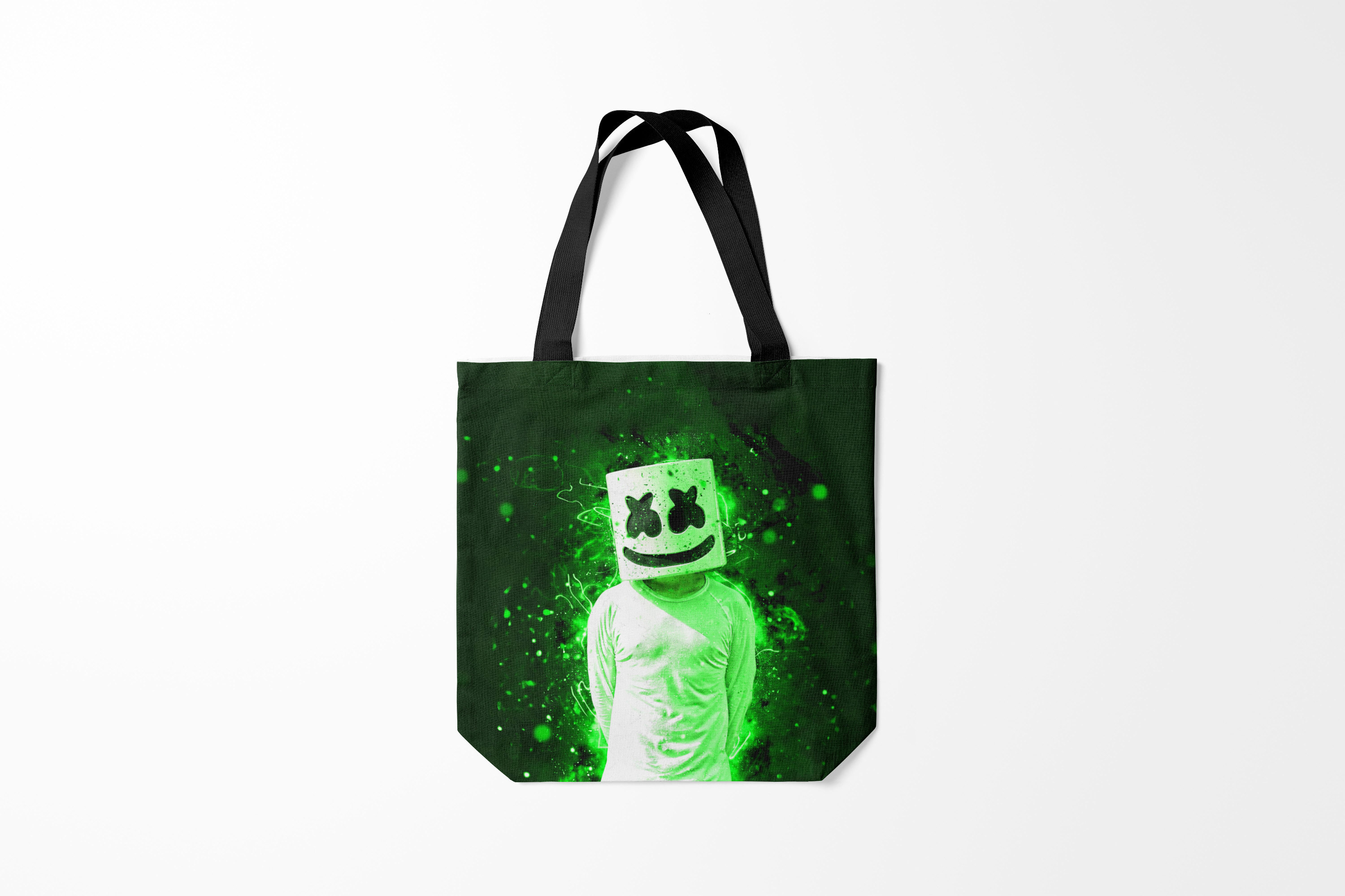 

Сумка шoппер унисекс Burnettie Marshmello, зеленый, Marshmello