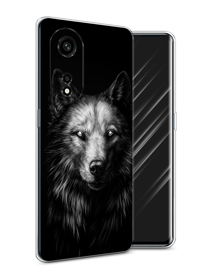 

Чехол Awog на Oppo A1 Pro "Волк черно белый", Серый;бежевый;белый, 2512250-1