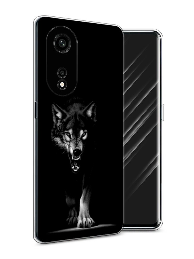 

Чехол Awog на Oppo A1 Pro "Волк выходит из ночи", Серый;черный;белый, 2512250-1