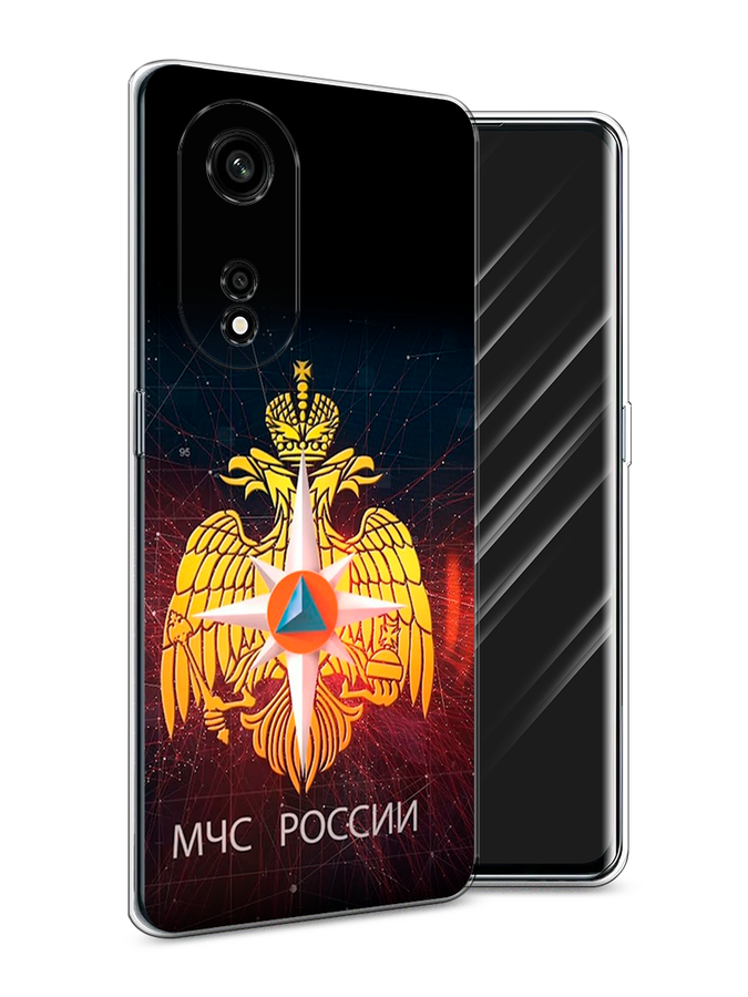 

Чехол Awog на Oppo A1 Pro "МЧС России", Черный;желтый;красный, 2512250-5