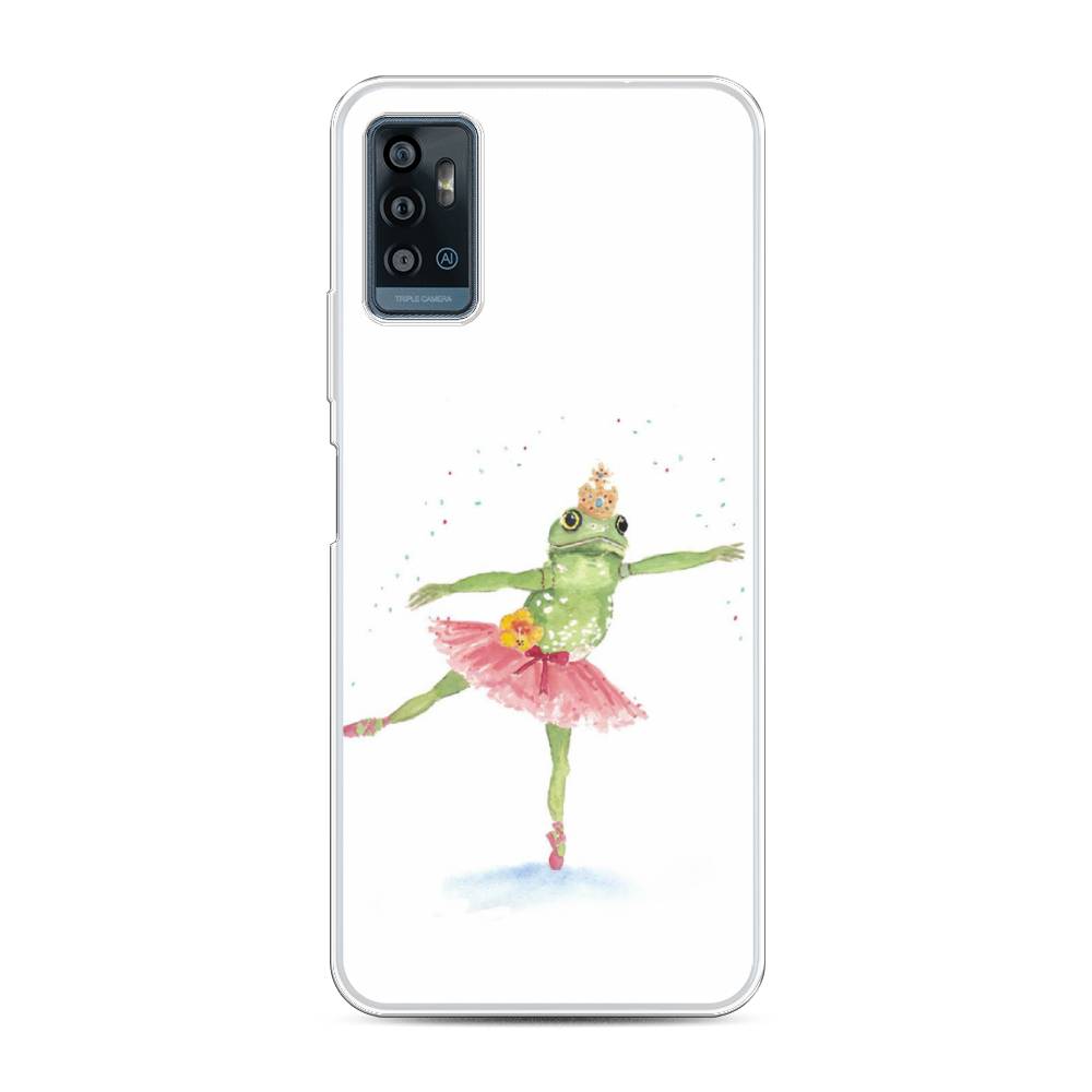 

Чехол для ZTE Blade A71 "Лягушка-балерина", Зеленый, 134450-4