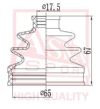 

Пыльник ШРУСа ASVA asbt2191