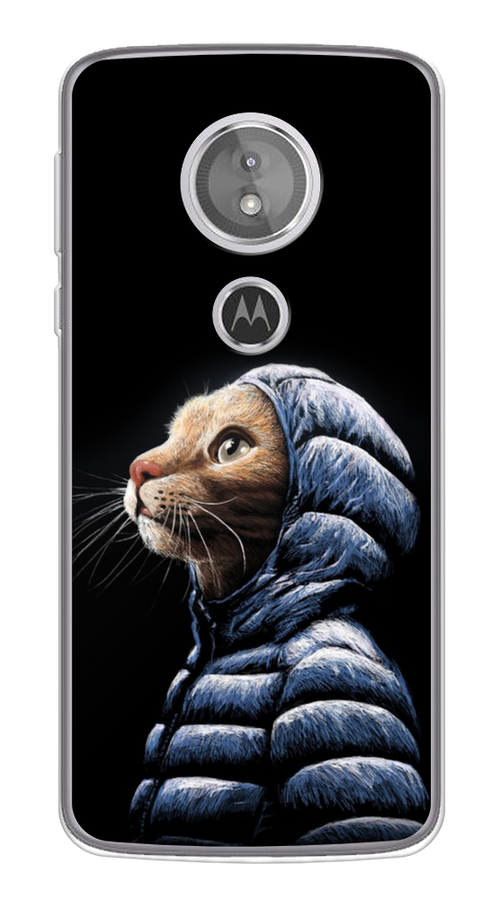

Чехол Awog на Motorola Moto G6 Play / Моторола Мото G6 Плэй "Кот в капюшоне", Разноцветный, 240950-2