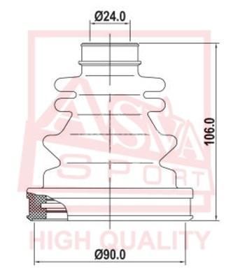 

Пыльник ШРУСа ASVA asbt129