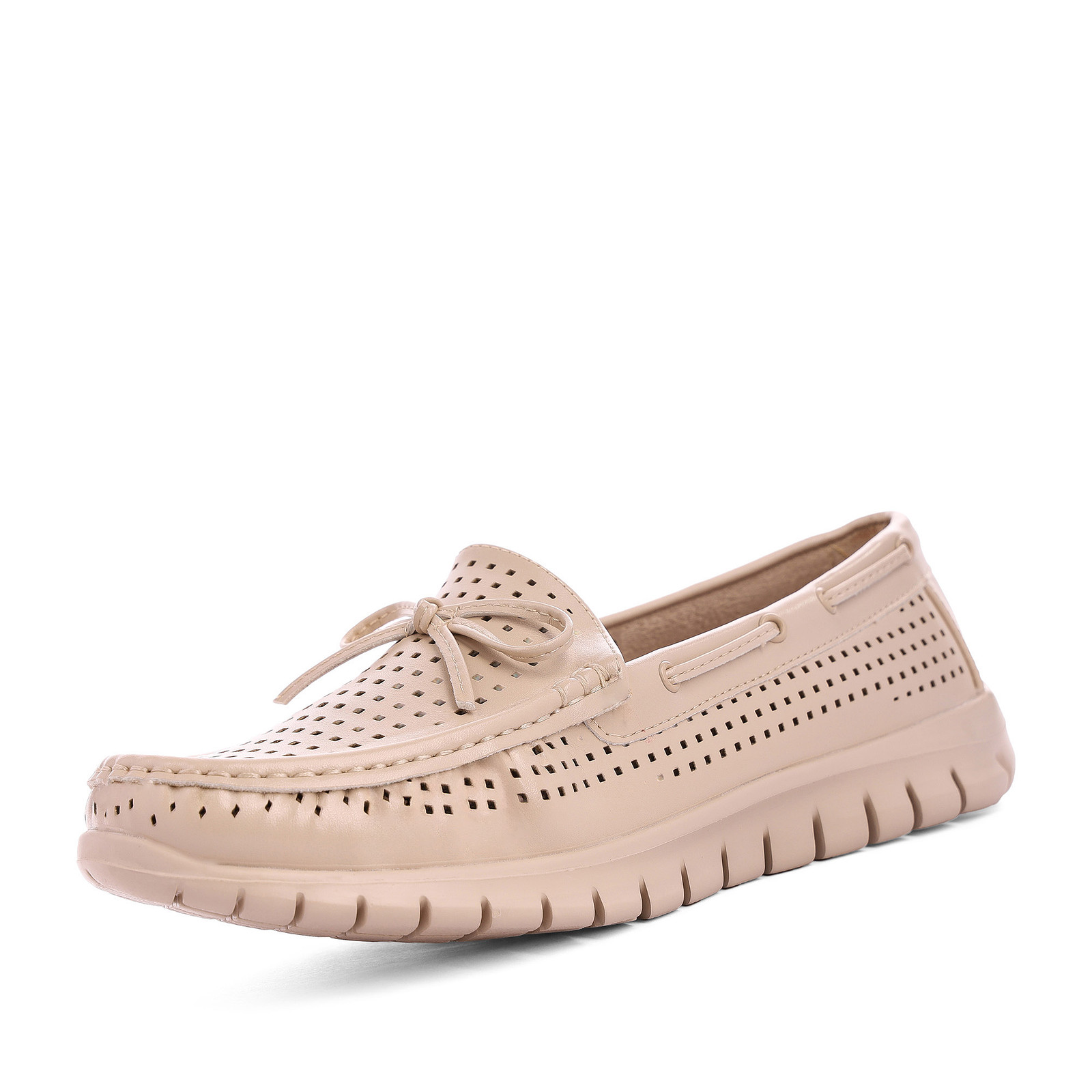 

Мокасины женские Marisetta 26-41WA-085ST бежевые 40 RU, Бежевый, 26-41WA-085ST