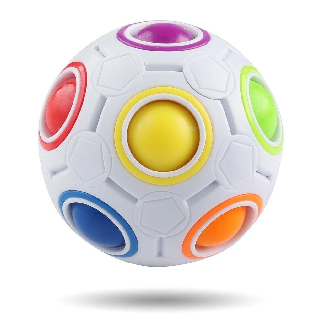 Развивающая игрушка 3D пятнашки орбо MoYu Rainbow 12 Holes Ball
