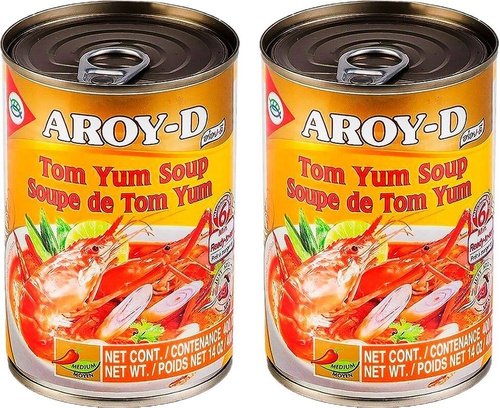 Суп Том Ям Aroy-D жестяная банка 400 г*2 шт