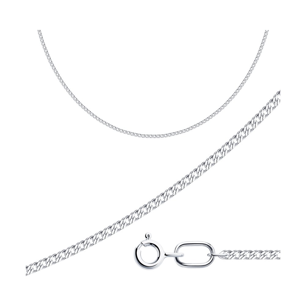 

Цепочка из серебра 60 см SOKOLOV 968040302, 968040302