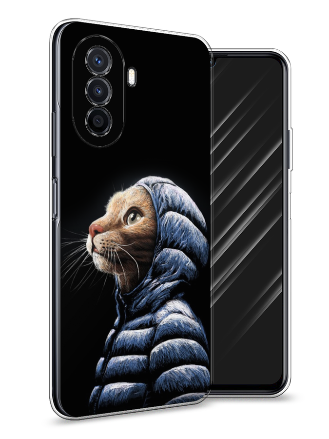 

Чехол Awog на Huawei Nova Y70 "Кот в капюшоне", Разноцветный, 6109150-2
