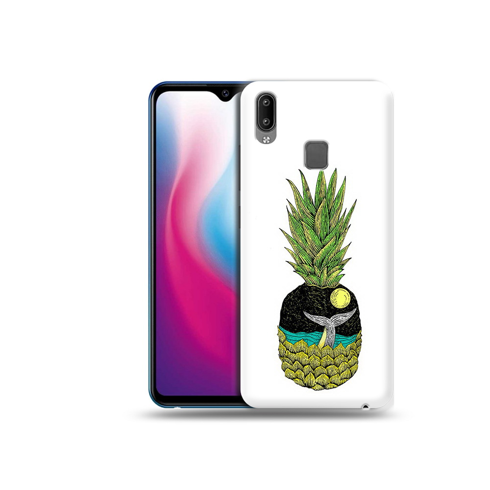 

Чехол MyPads Tocco для Vivo Y93 Lite ананас с китом, Прозрачный, Tocco
