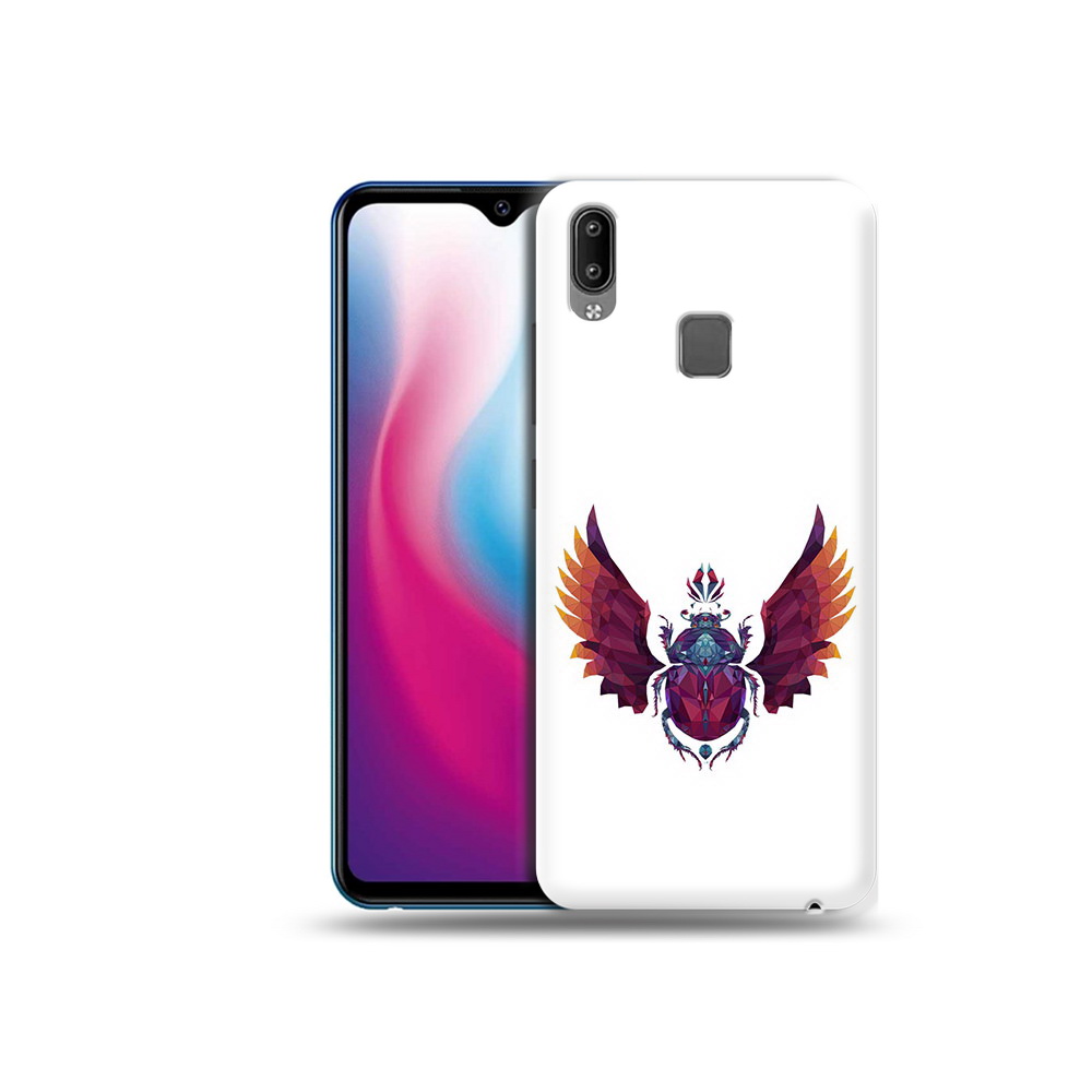 

Чехол MyPads Tocco для Vivo Y93 Lite алмазный скоробей, Прозрачный, Tocco