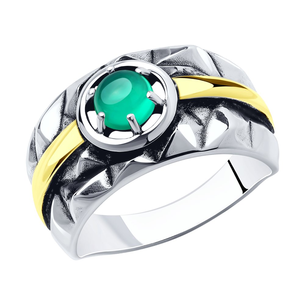 

Кольцо из серебра с агатом р. 17,5 Diamant 95-310-01034-1, 95-310-01034-1