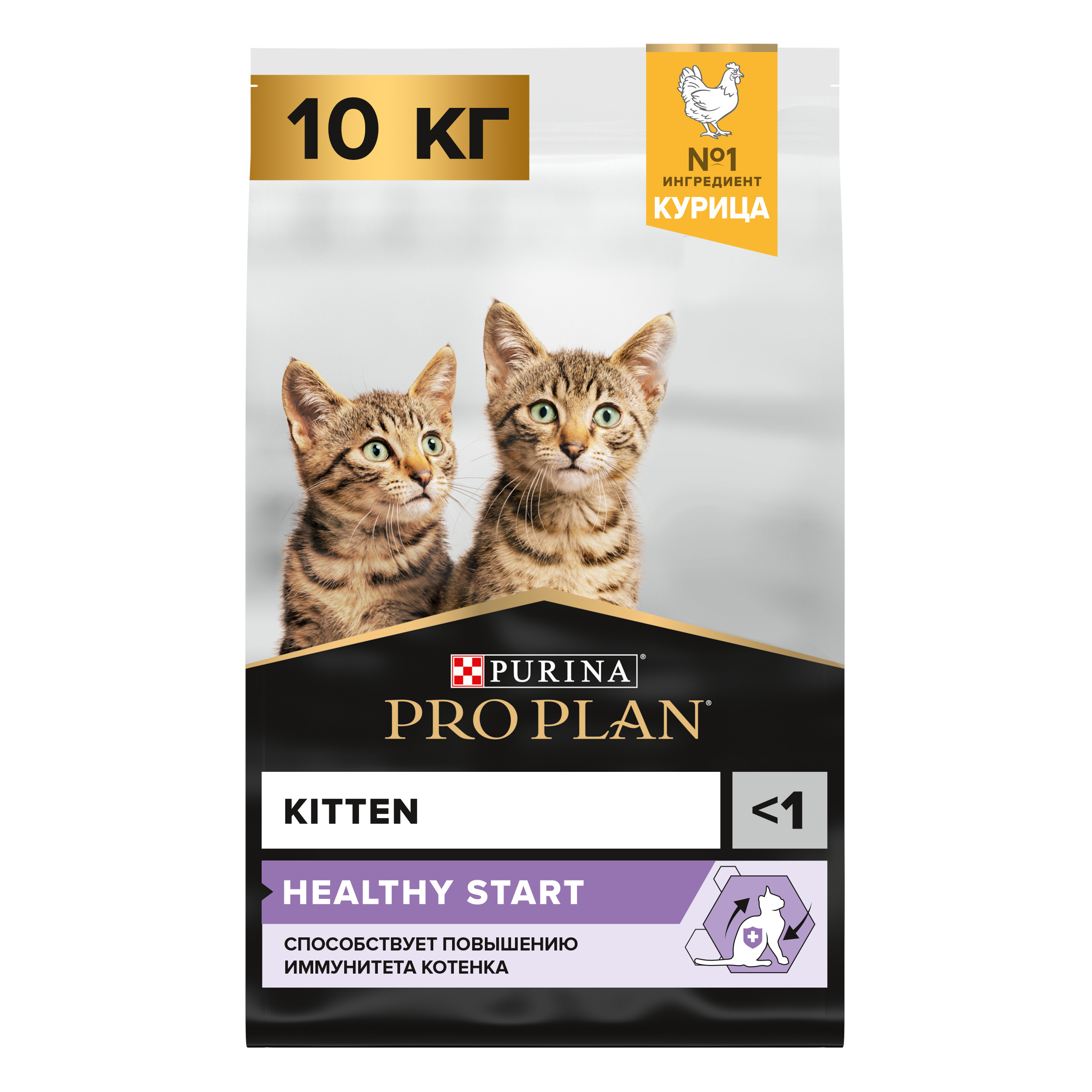 Сухой корм для котят PRO PLAN с курицей, 10 кг