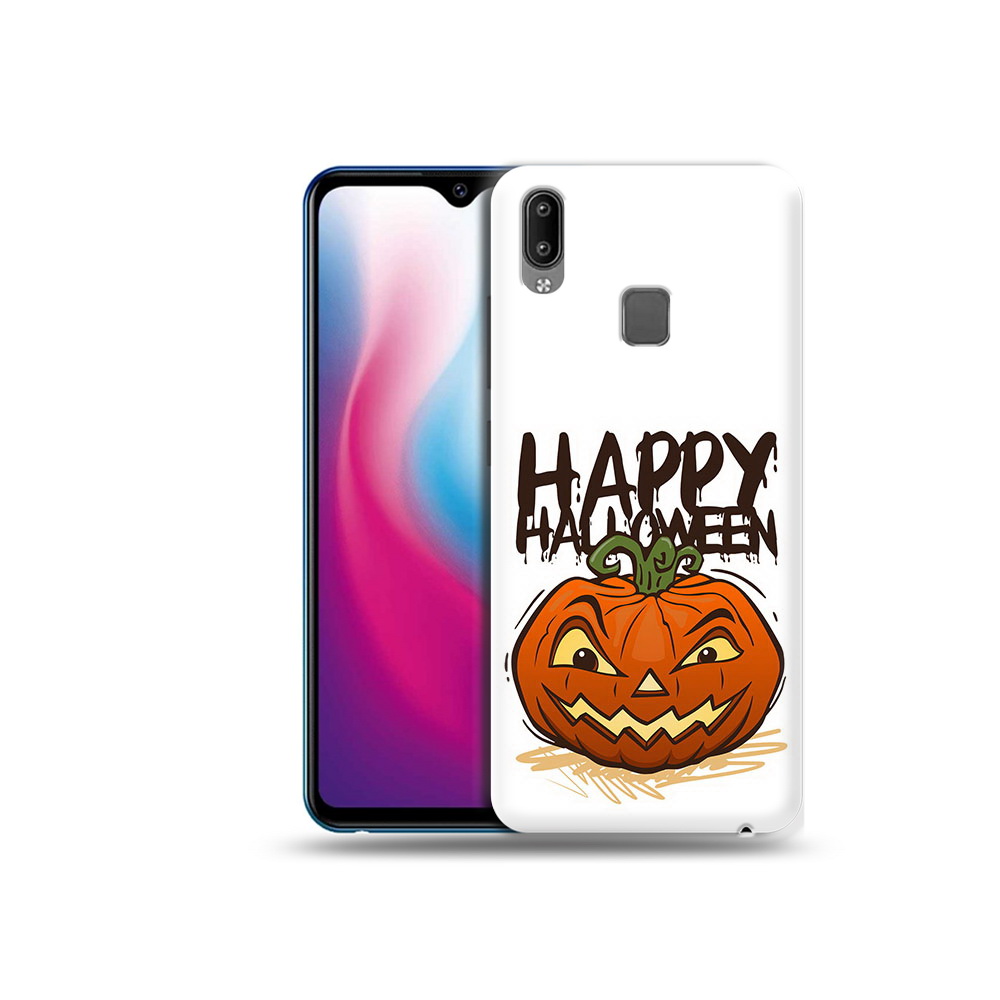 

Чехол MyPads Tocco для Vivo Y93 Lite Хэллоуин счастливый, Прозрачный, Tocco