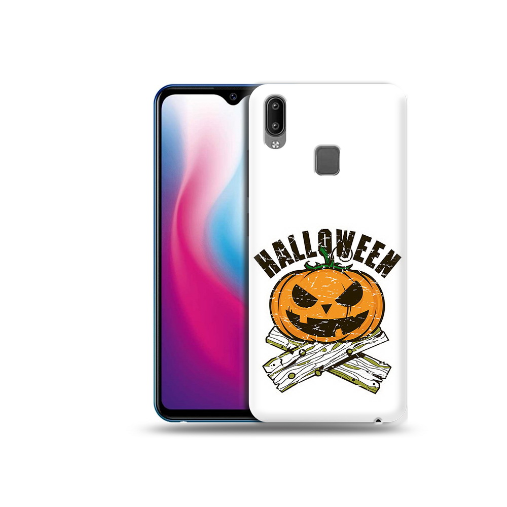 

Чехол MyPads Tocco для Vivo Y93 Lite Хэллоуин доски тыква, Прозрачный, Tocco
