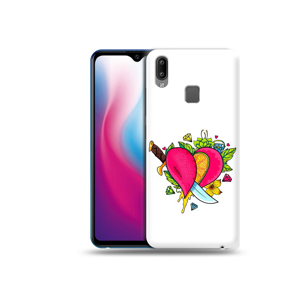 

Чехол MyPads Tocco для Vivo Y93 Lite Фруктовое сердце, Прозрачный, Tocco