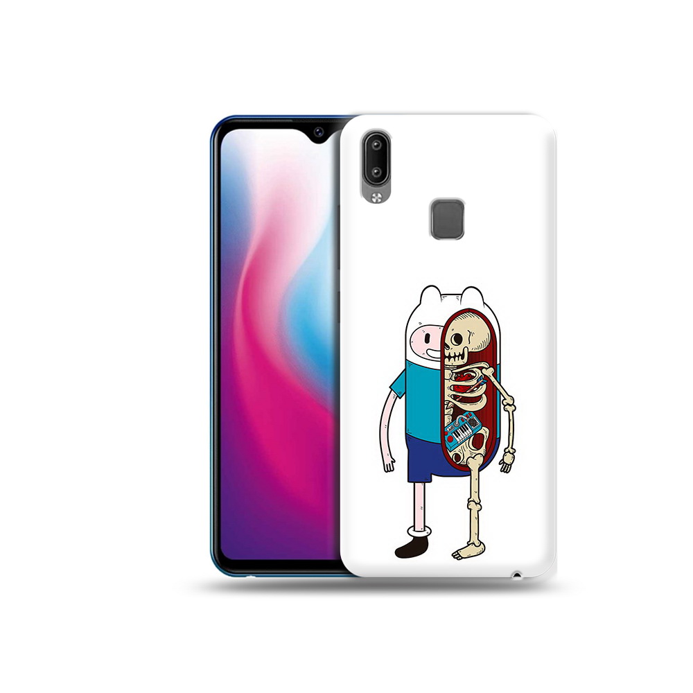 

Чехол MyPads Tocco для Vivo Y93 Lite Финн скелет, Прозрачный, Tocco