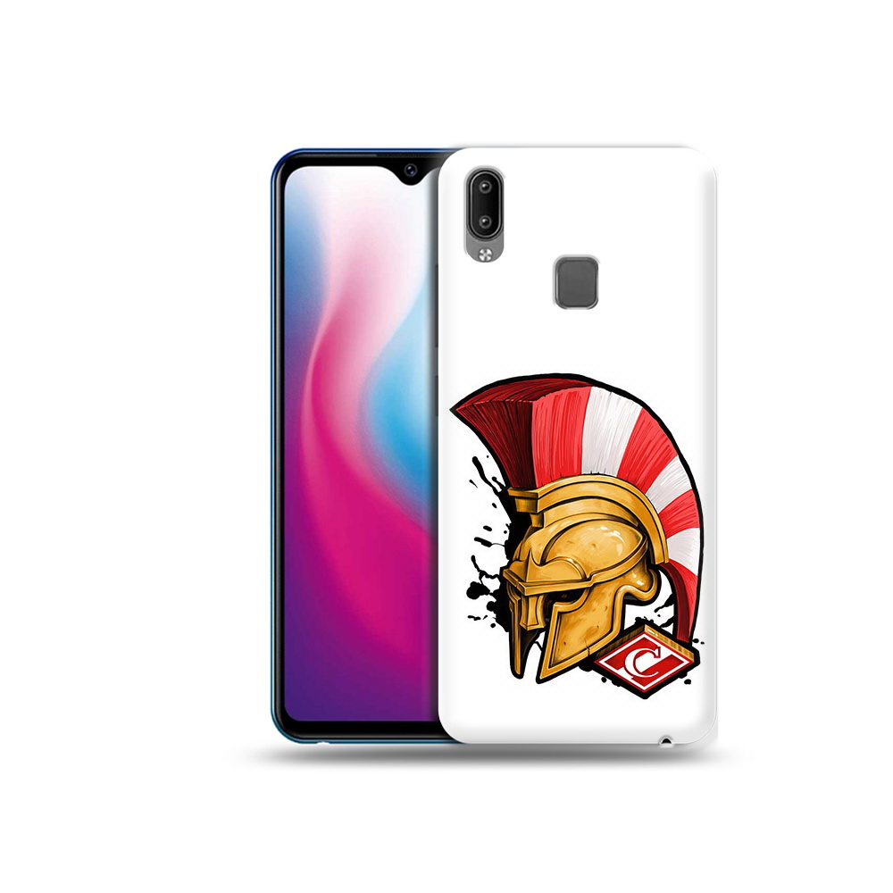 

Чехол MyPads Tocco для Vivo Y93 Lite ФК спартак шлем, Прозрачный, Tocco