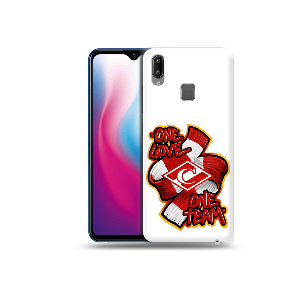 

Чехол MyPads Tocco для Vivo Y93 Lite ФК спарак 1 любовь, Прозрачный, Tocco