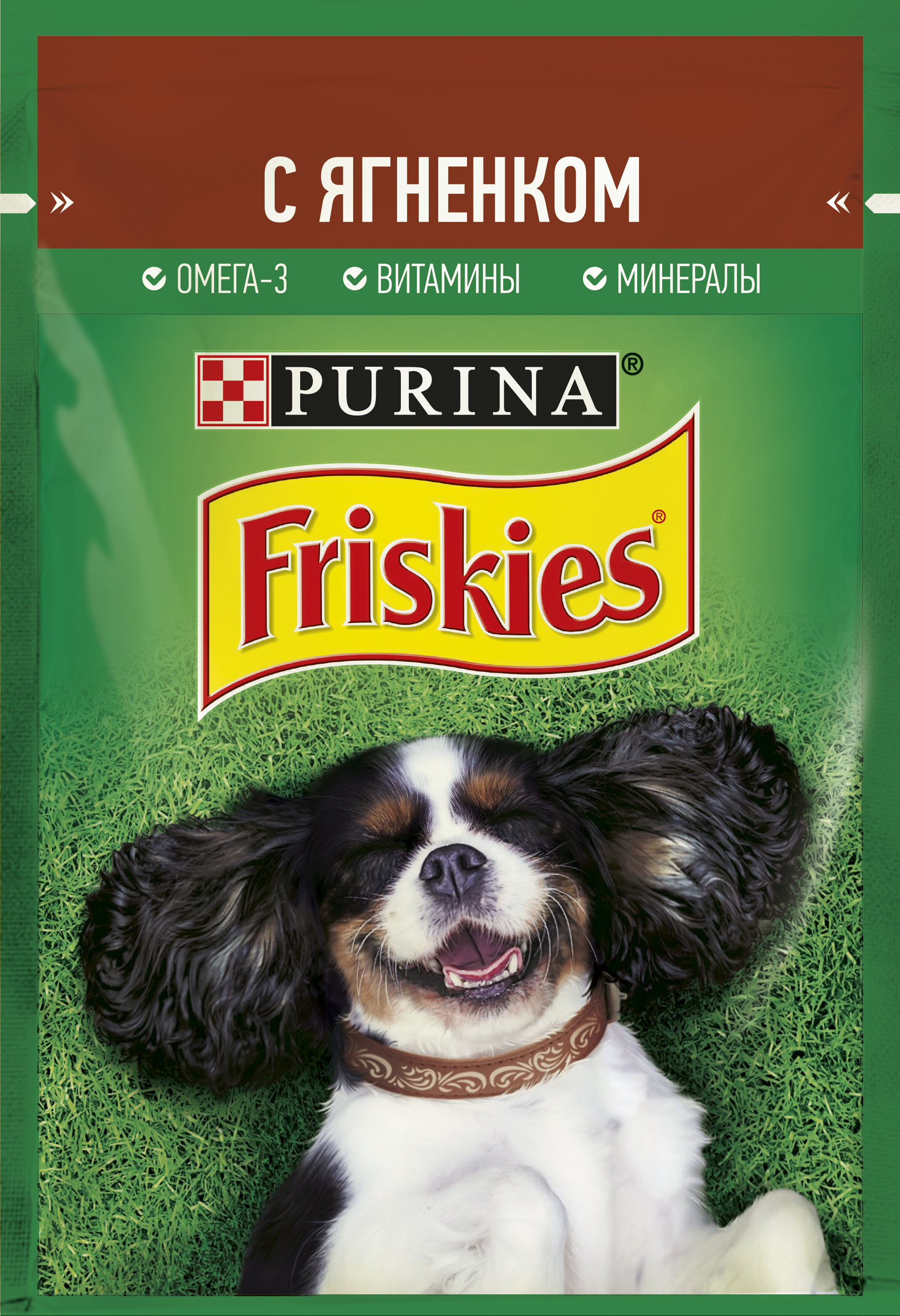 фото Влажный корм для собак friskies, ягненок, 85г