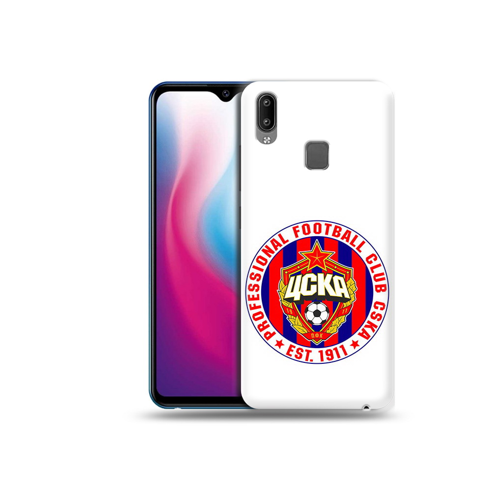 

Чехол MyPads Tocco для Vivo Y93 Lite ФК ЦСК логотип, Прозрачный, Tocco