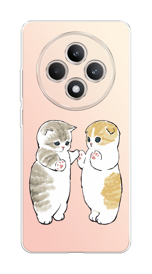

Чехол на Oppo Reno 12F "Пухлые котики", Розовый;бежевый;серый, 2517850-1